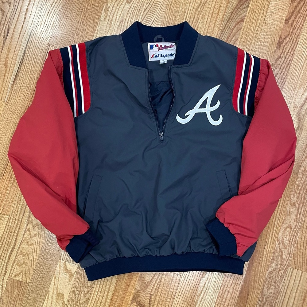 Retro Atlanta Braves pullover